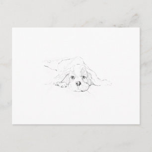 Cavalier King Charles Spaniel Memory Postcard
