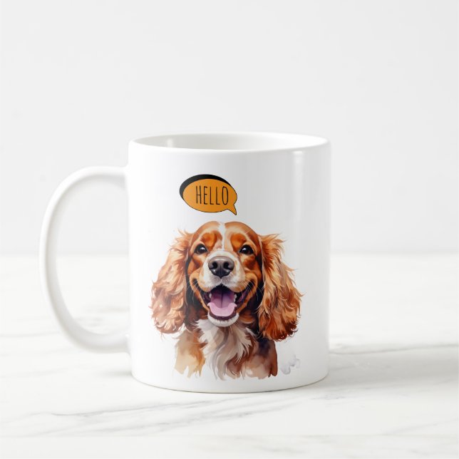 Cavalier King Charles Spaniel Mug (Left)