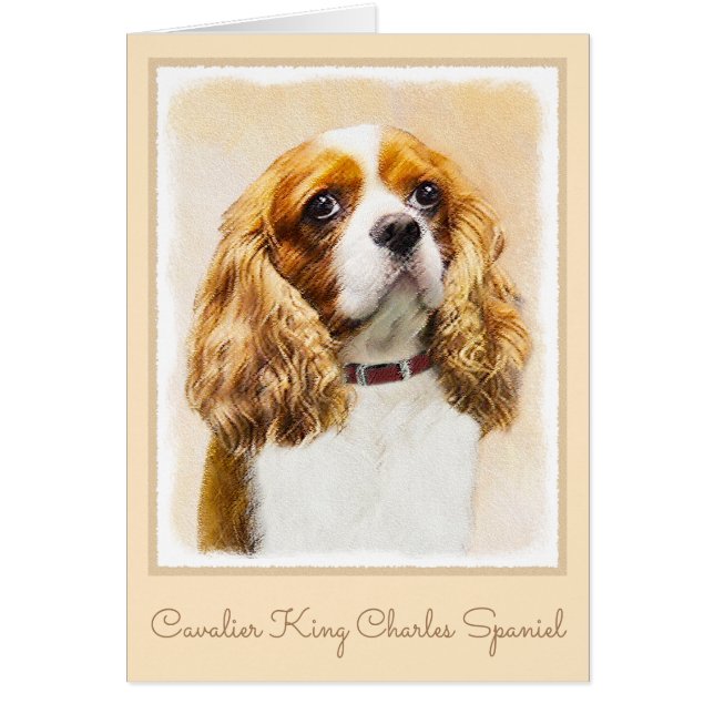 Cavalier King Charles Spaniel Original Painting (Front)