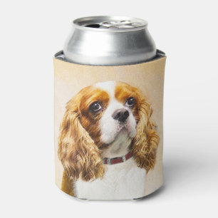Cavalier King Charles Spaniel Original Painting Can Cooler