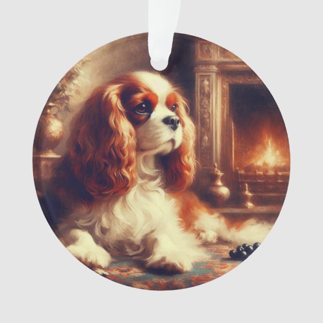 Cavalier King Charles Spaniel Ornament (Front)