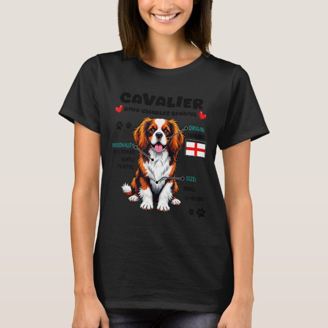 Cavalier King Charles Spaniel Owner Funny Dog Love T-Shirt (Front)