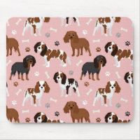 Cavalier King Charles Spaniel Paws and Bones Mouse