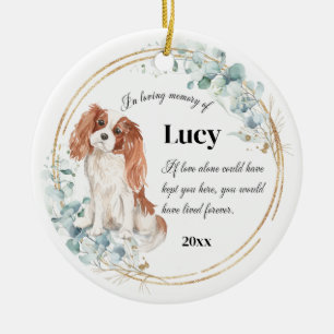 Cavalier King Charles Spaniel Pet Memorial Ceramic Tree Decoration