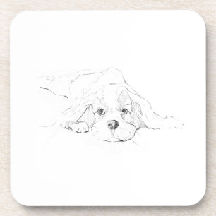 Cavalier King Charles Spaniel Pet Mug Coaster