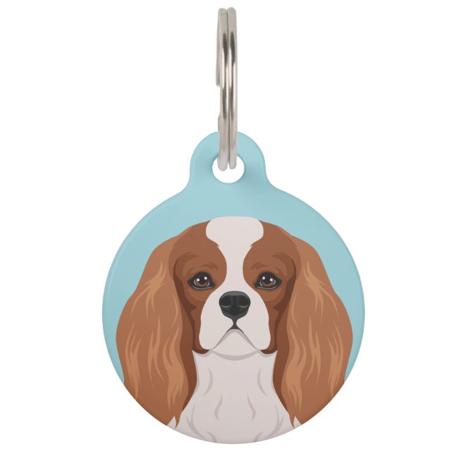 Cavalier King Charles Spaniel Pet Tag (Front)