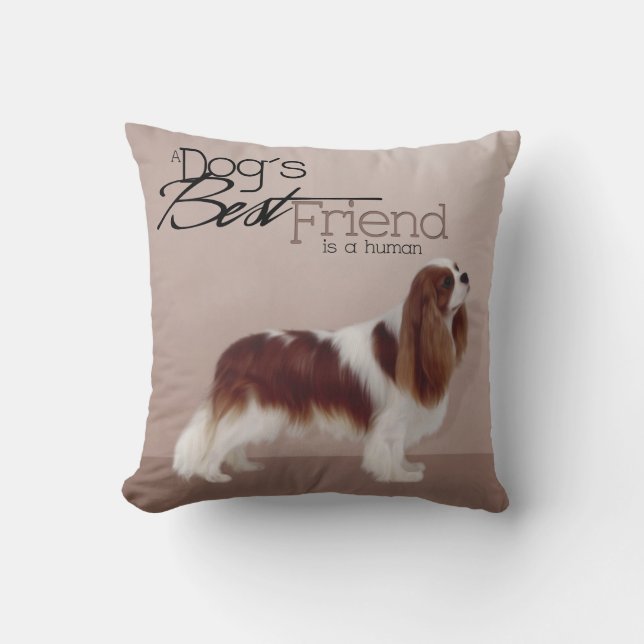 Cavalier King Charles Spaniel Pillow (Front)