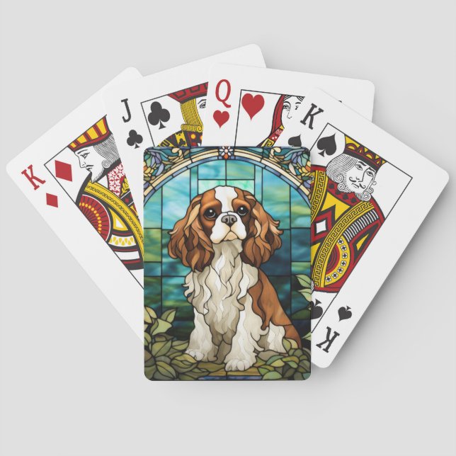 Cavalier King Charles Spaniel  Playing Cards (Back)