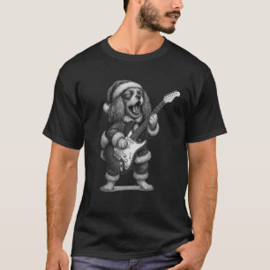 Cavalier King Charles Spaniel Playing Guitar Chris T-Shirt