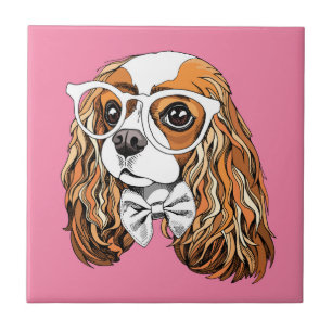 Cavalier King Charles Spaniel Portrait Tile