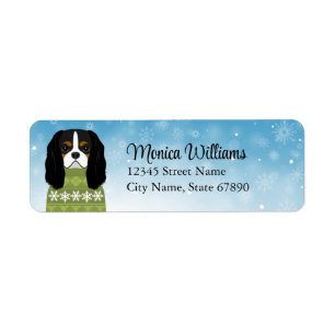 Cavalier King Charles Spaniel Return Address Label