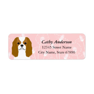 Cavalier King Charles Spaniel Return Address Label