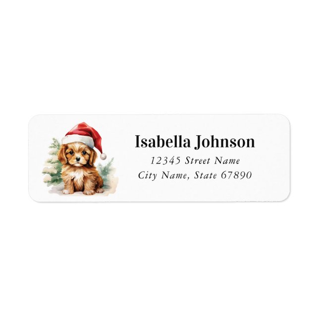 Cavalier King Charles Spaniel Return Address Label (Front)