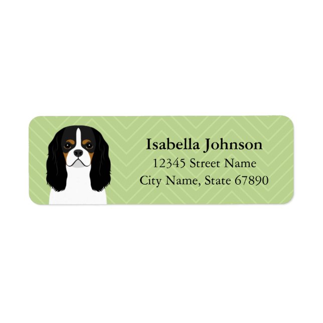 Cavalier King Charles Spaniel Return Address Label (Front)