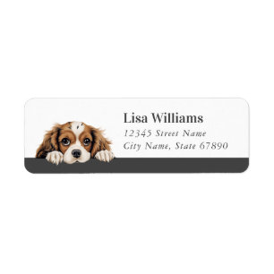 Cavalier King Charles Spaniel Return Address Label