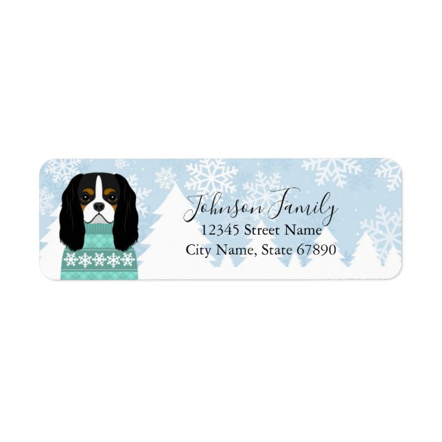 Cavalier King Charles Spaniel Return Labels (Front)