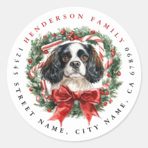 Cavalier King Charles Spaniel Round Stickers