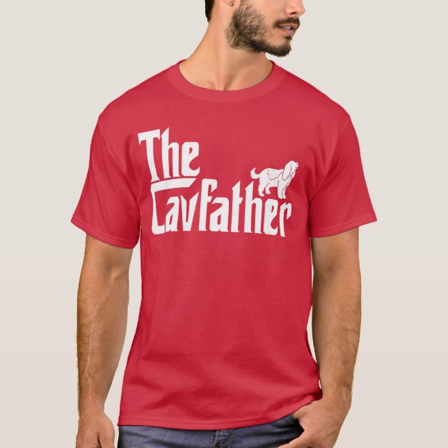 Cavalier King Charles Spaniel Ruby Gifts Father vi T-Shirt (Front)