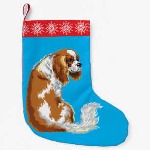 cavalier king charles spaniel small christmas stocking