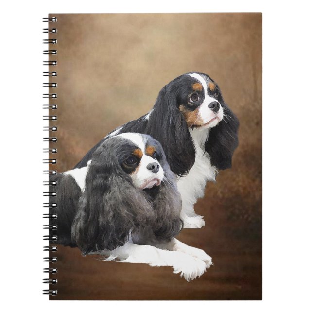 Cavalier King Charles Spaniel Spiral Notebook (Front)