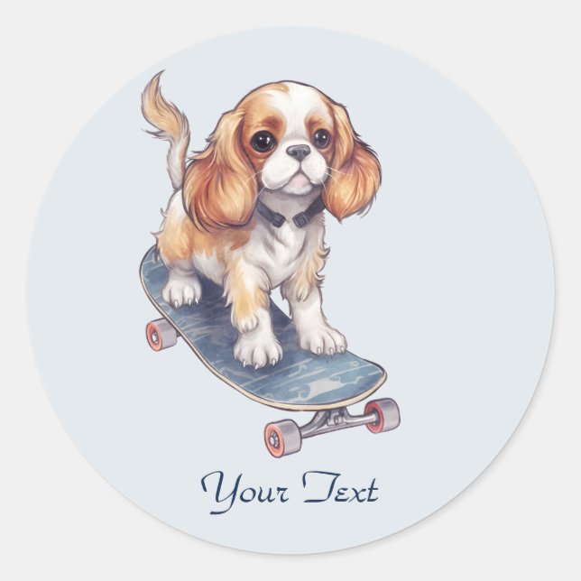 Cavalier King Charles Spaniel Sticker (Front)
