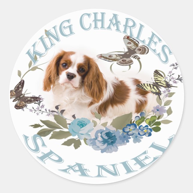 Cavalier King Charles Spaniel Stickers (Front)