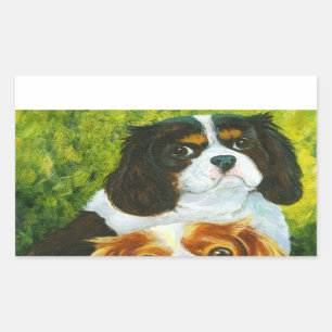 Cavalier King Charles Spaniel Stickers Tags