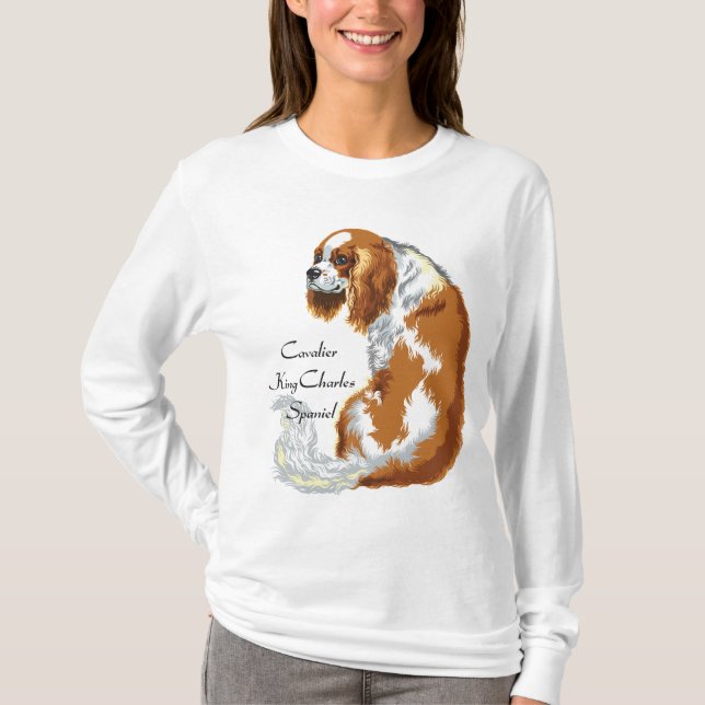 cavalier king charles spaniel T-Shirt (Front)