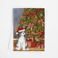 Cavalier King Charles Spaniel Tri Colour Christmas