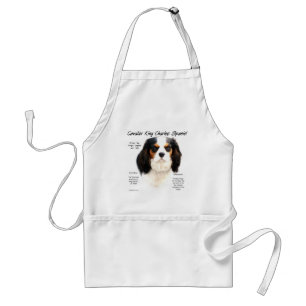 Cavalier King Charles Spaniel (tricolor) History Standard Apron