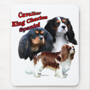 Cavalier King Charles Spaniel Trio 2 Mouse Pad