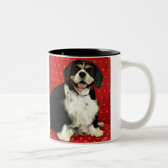 CAVALIER KING CHARLES SPANIEL Two-Tone COFFEE MUG (Right)