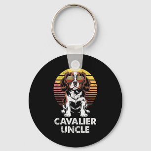 Cavalier King Charles Spaniel Uncle Vintage Dog Ow Key Ring