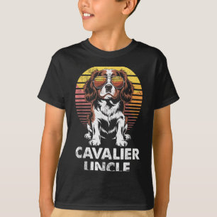 Cavalier King Charles Spaniel Uncle Vintage Dog Ow T-Shirt