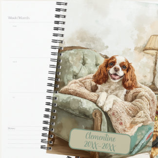 Cavalier King Charles Spaniel Undated Appointment Planner