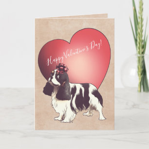 Cavalier King Charles Spaniel Valentine's Day Card