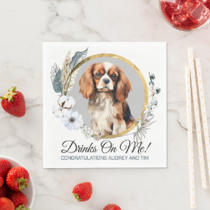 Cavalier King Charles Spaniel Wedding Napkins