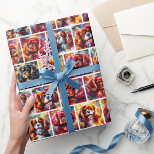 Cavalier King Charles Spaniel Wrapping Paper