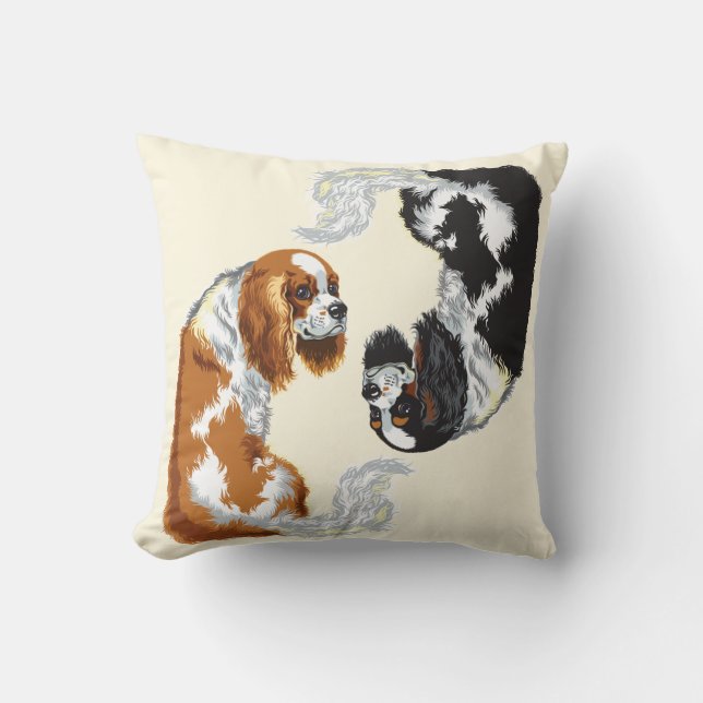 cavalier king charles spaniels cushion (Front)
