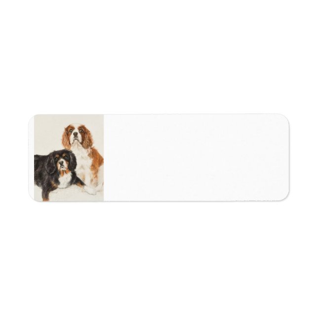 Cavalier King Charles Spaniels painting (Front)