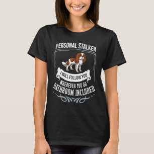 Cavalier King Charlies Spaniel Dog Puppies Owner L T-Shirt