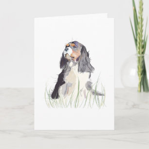 Cavalier King Cute  Thank You Card