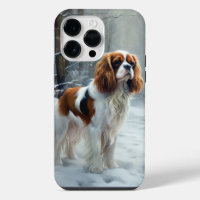 Cavalier King Let It Snow Christmas Brushed