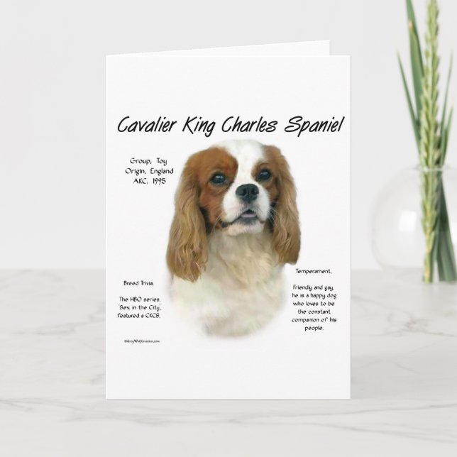 Cavalier Like No Other Breed Holiday Card (Front)