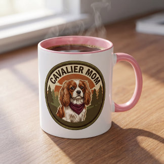 Cavalier Mum Coffee Mug | King Charles Dog Gift