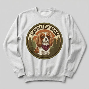 Cavalier Mum Crewneck King Charles Dog Mum Gift Sweatshirt