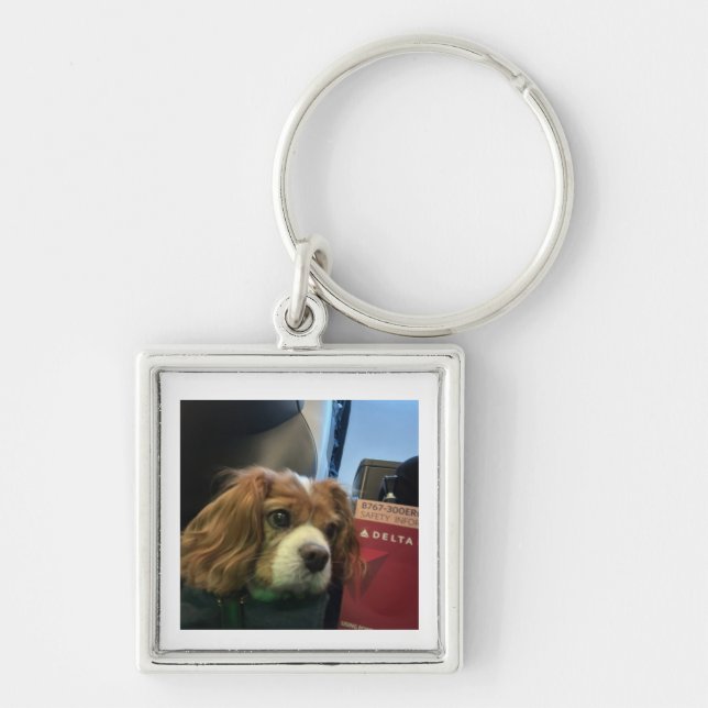 Cavalier Pet Keychain (Front)