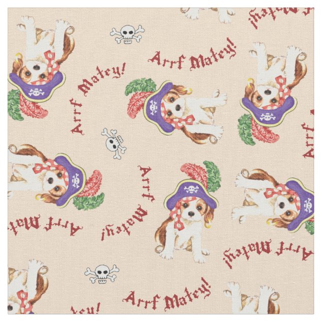 Cavalier Pirate Fabric (Close Up)