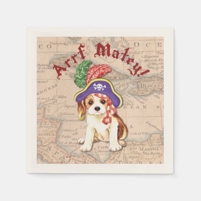Cavalier Pirate Napkin (Front)