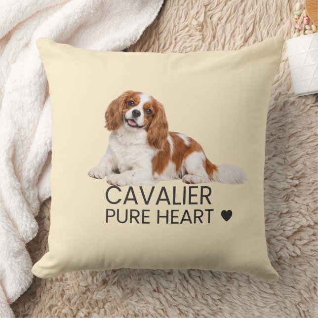 Cavalier – Pure Heart Throw Pillow (Blanket)